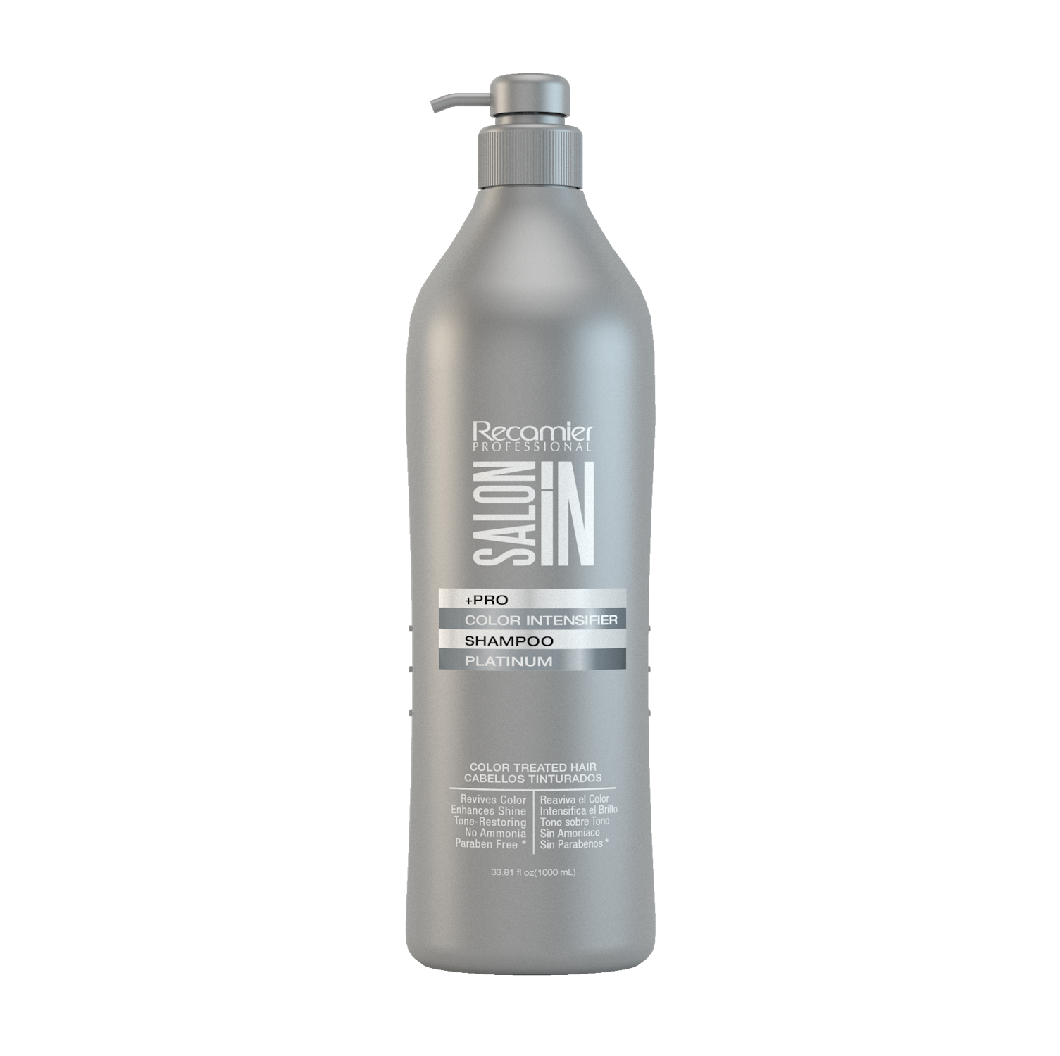 COLOR INTENSIFIER (MATIZANTE) SHAMPOO PLATINUM 1000ML - 042962 SALON IN