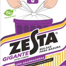 BOLSA BASURA GIGANTE (32"X40") 6/UNDS - 110325 ZESTA BIO