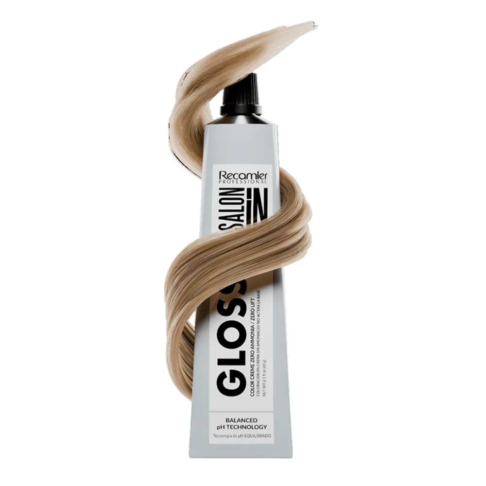 SALON IN GLOSS 8.23 RUBIO CLARO IRISADO DORADO 60G. - 045352 TINTES